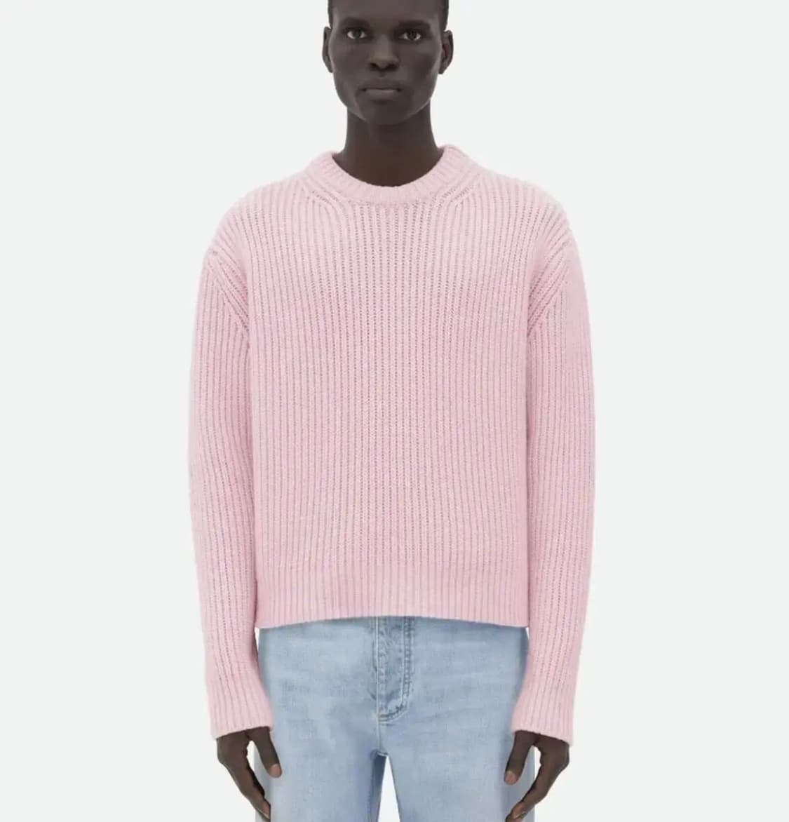 [미개봉 새상품] 보테가베네타 23FW 캐시미어 니트 인디핑크 M 상품이미지1