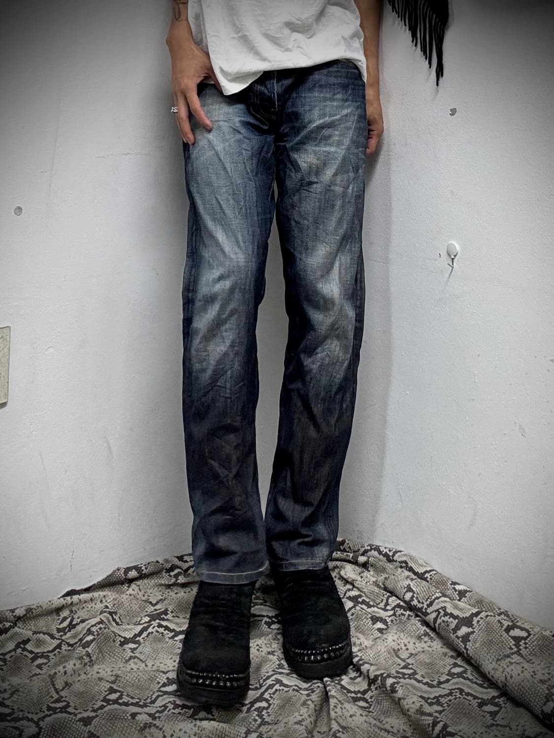 “G-Star RAW” Y2K Dirty Washed Pants 상품이미지6