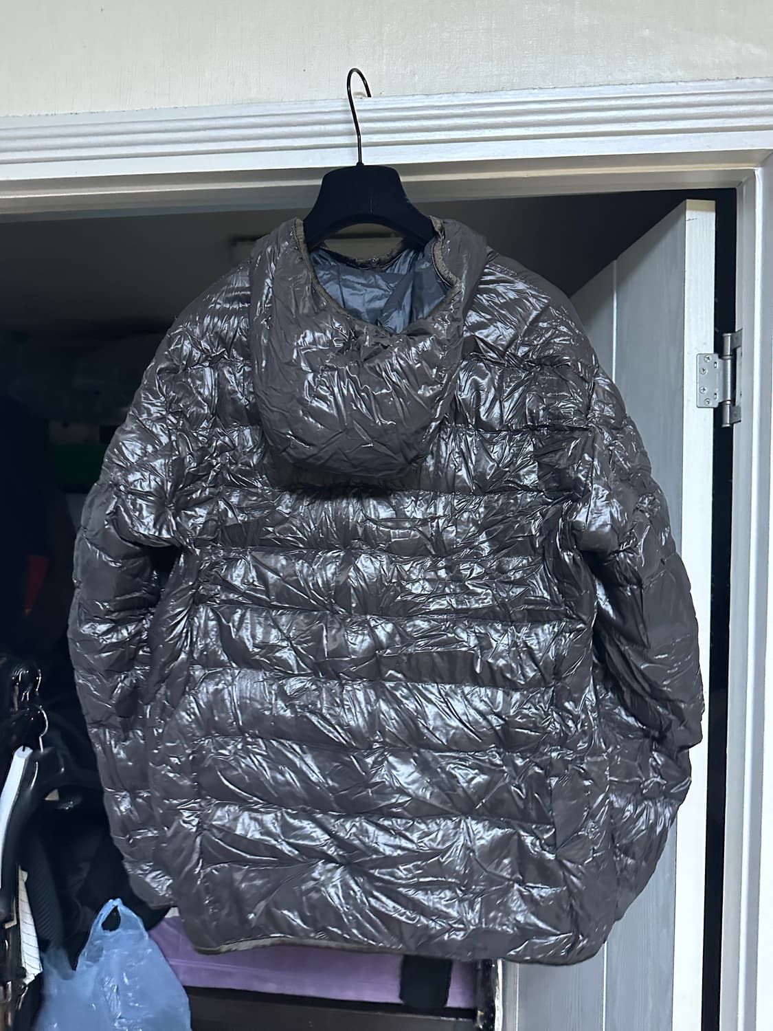 [XL] 유니클로 경량 패딩 다크 브라운 상품이미지2