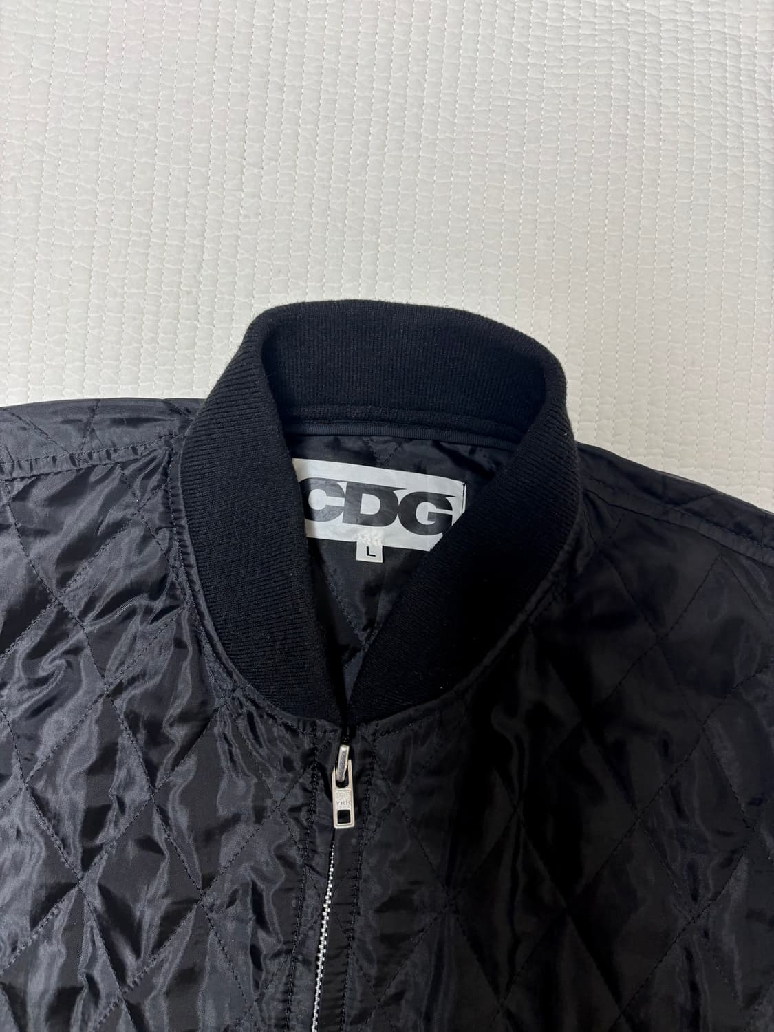 CDG 꼼데가르송 퀼티드 스태프 블루종 L 상품이미지4