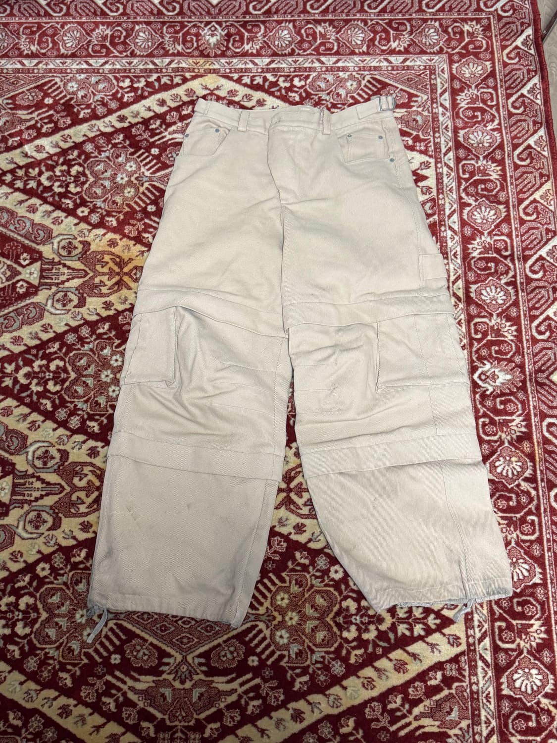 [3] 카미엔 타이탄 배기팬츠 베이지 상품이미지2