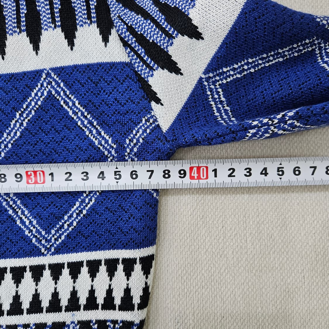 XL 새상품 패턴 니트원피스 0306Y  상품이미지5