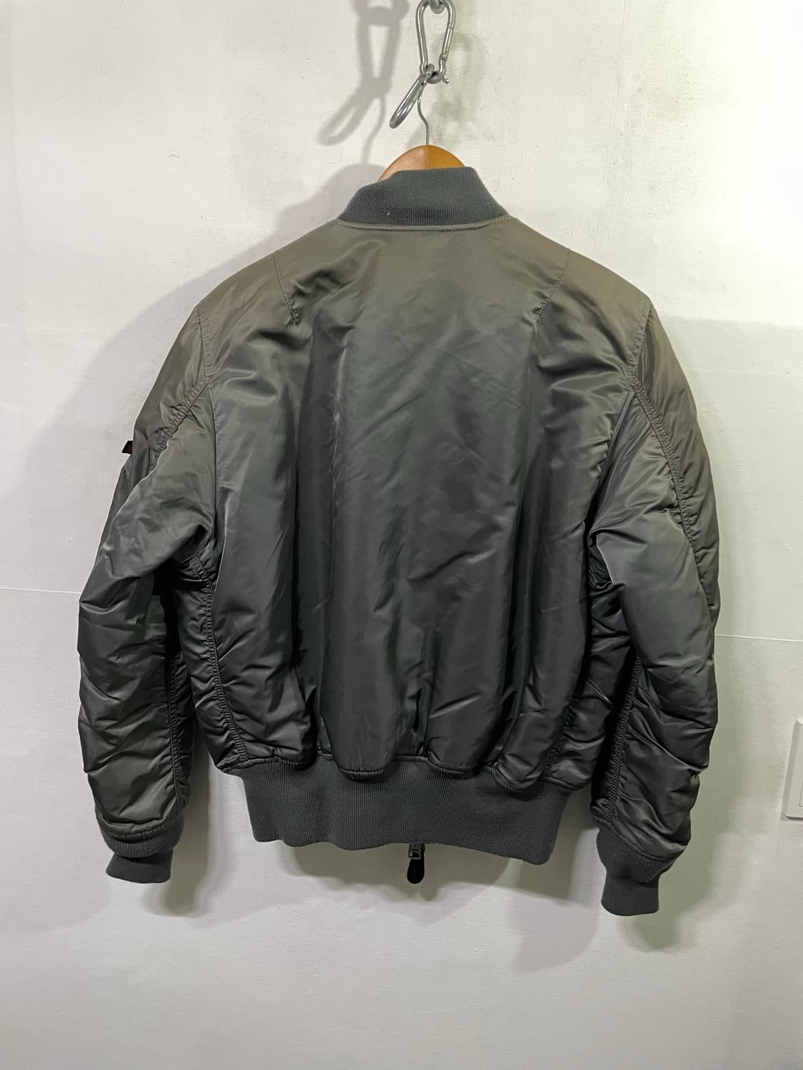 알파인더스트리 MA-1 블루종 봄버 자켓 빈티지그레이 희귀색상 상품이미지5
