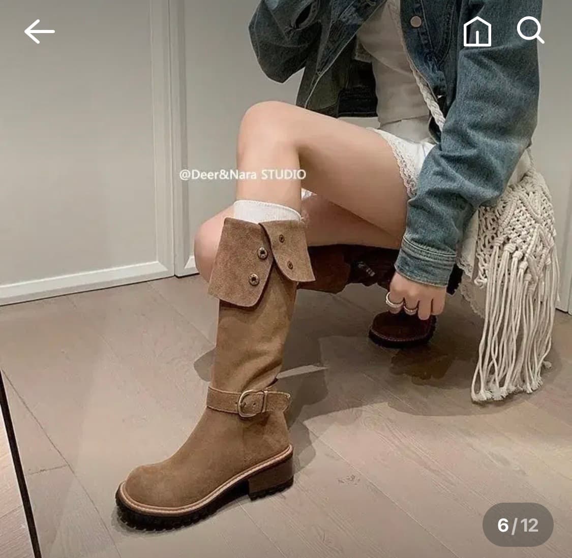 스웨이드 롱부츠 투웨이 상품이미지1