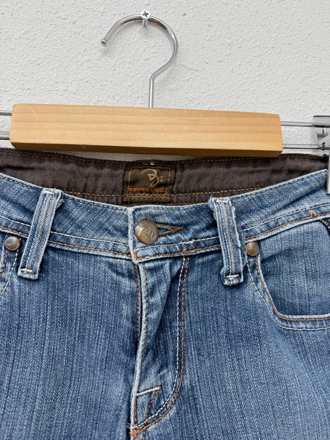 빈티지 Brown Label 로우라이즈 부츠컷 팬츠 상품이미지4