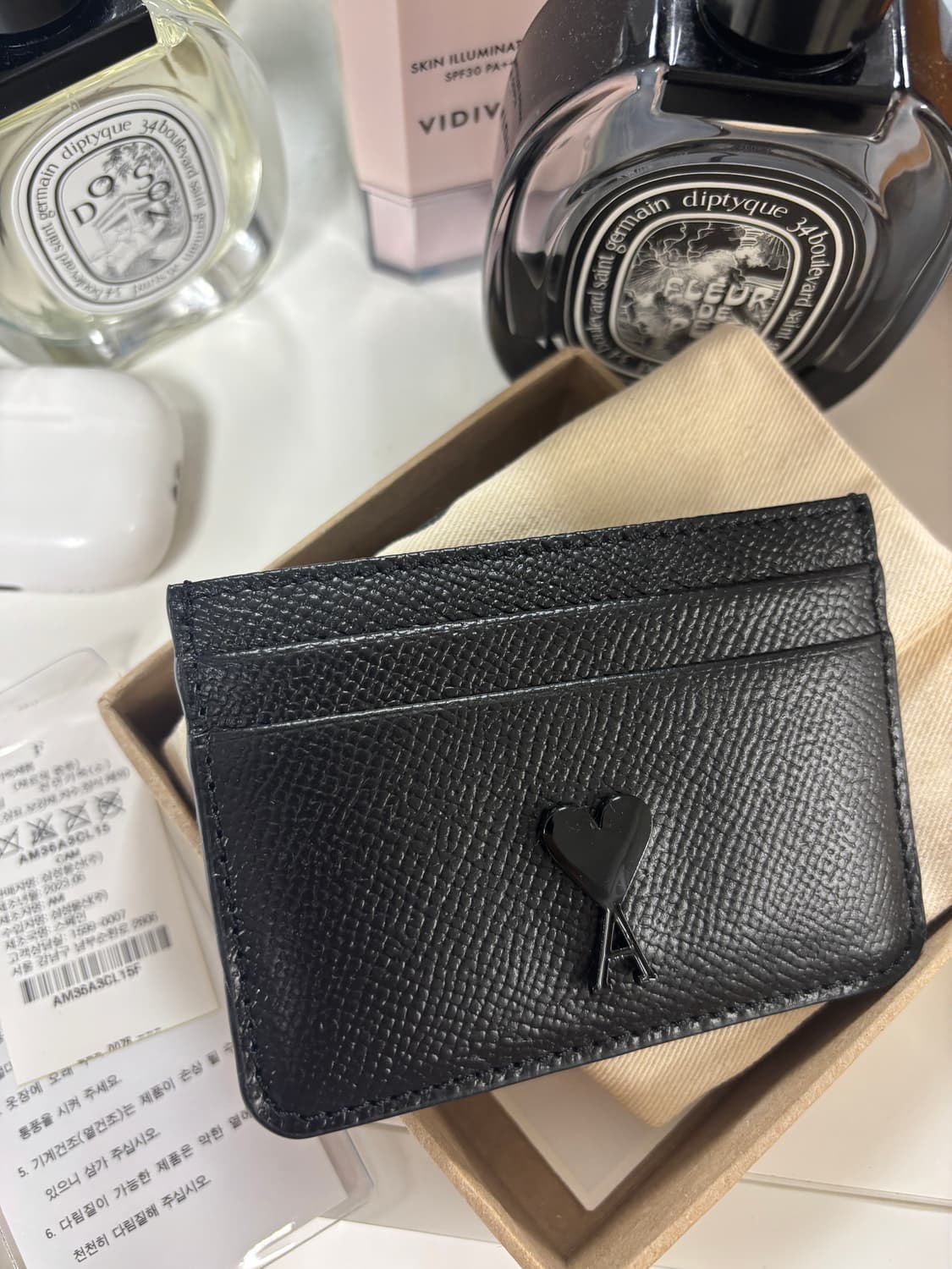 아미 카드지갑 블랙 새제품 상품이미지1