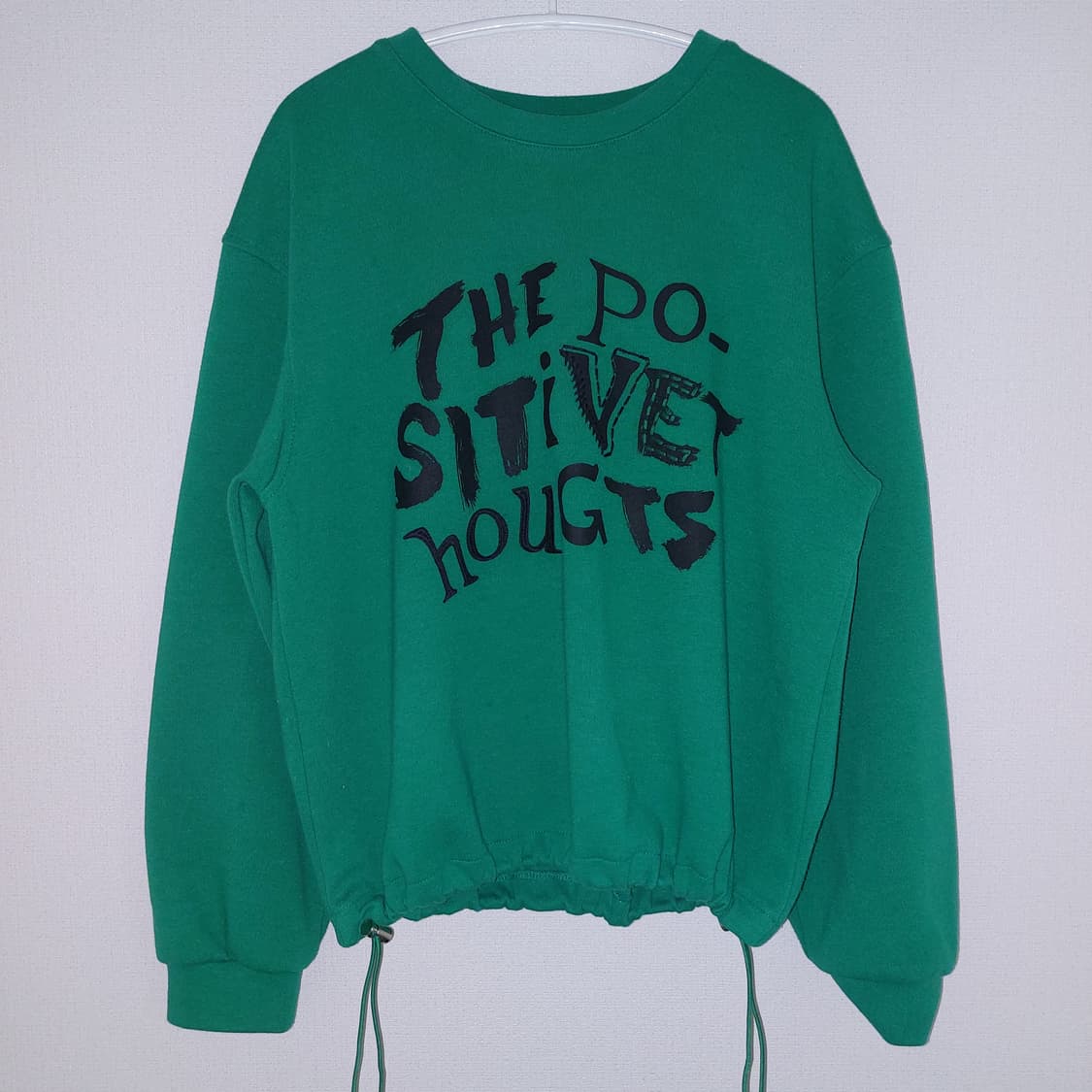 The Positive Thoughts 초록 맨투맨 상품이미지2