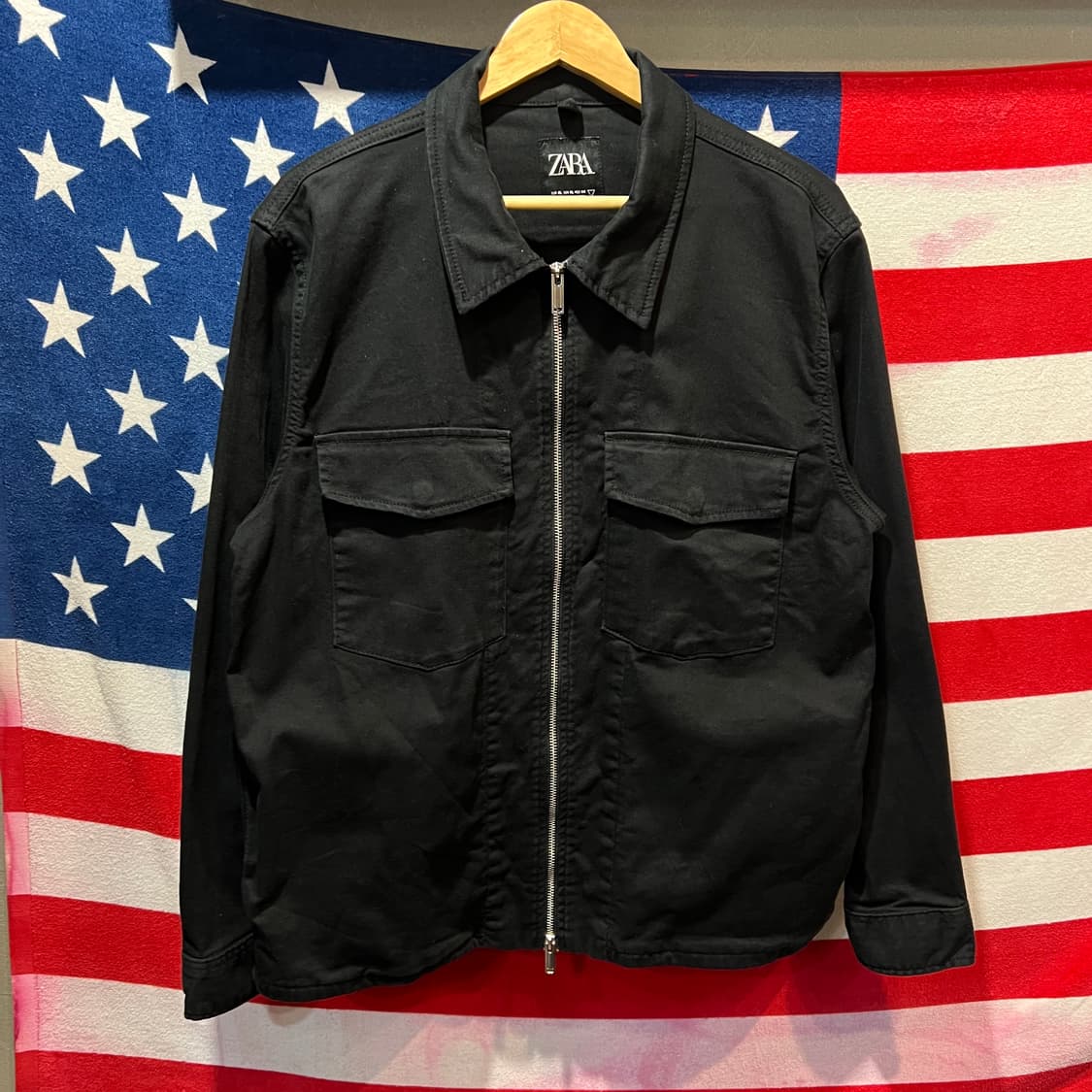자라 블랙 포켓 자켓 상품이미지1