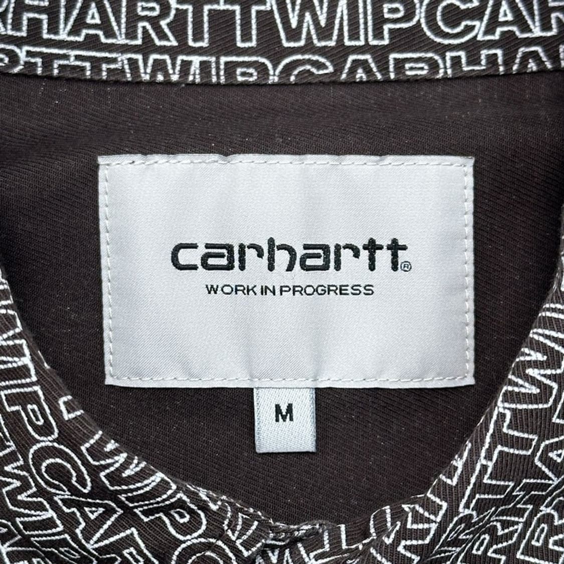 CARHARTT 로고 레터링 패턴 반팔 셔츠 M 상품이미지6