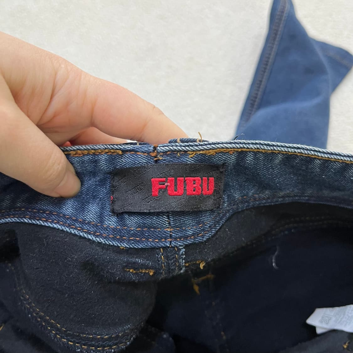 82 후부 일자핏 데님 바지 0414M 상품이미지2