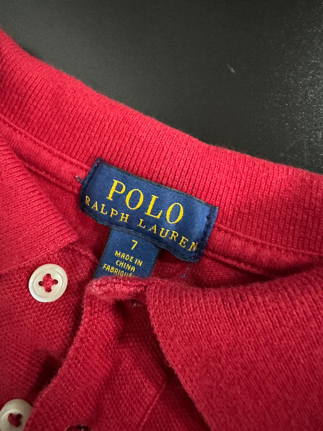 폴로 랄프로렌 키즈 신형 라벨 긴팔 카라티 7 상품이미지3