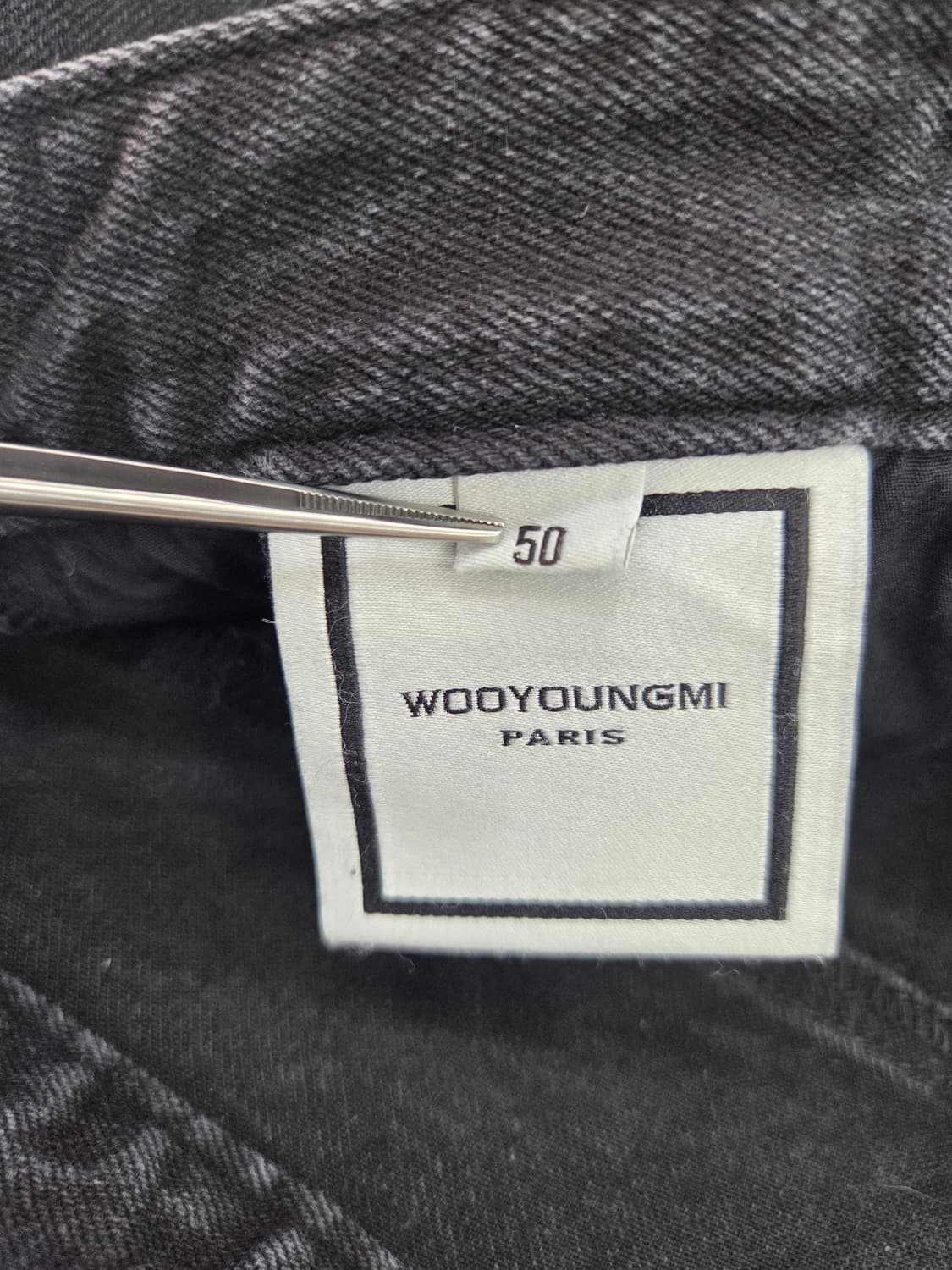 50 우영미 블랙 뒷트임 바이커진 상품이미지7