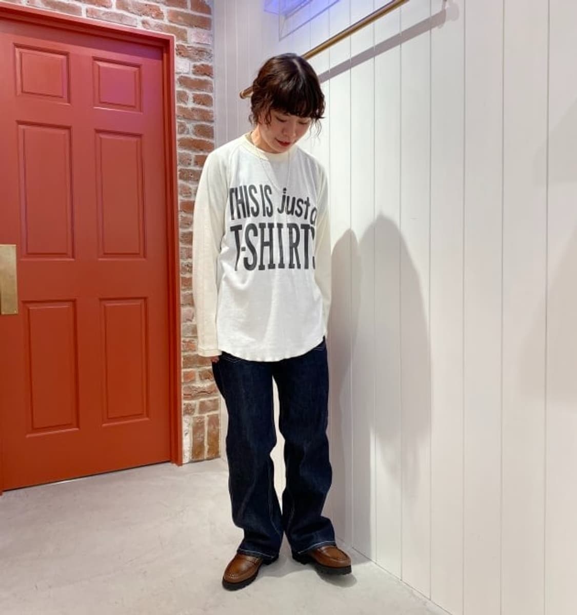 빔즈보이 BEAMS BOY Printed Raglan 3/4 Sleeve 상품이미지2