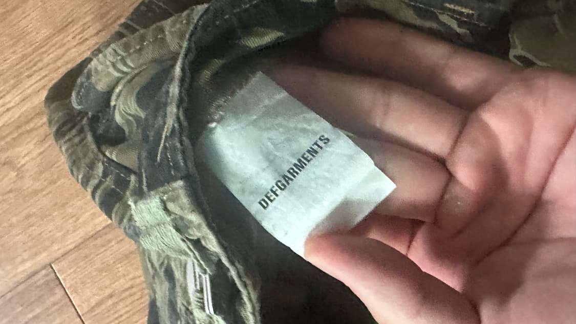 DEFGARMENTS 타이거 카모 카고 반바지 L 버뮤다 상품이미지2