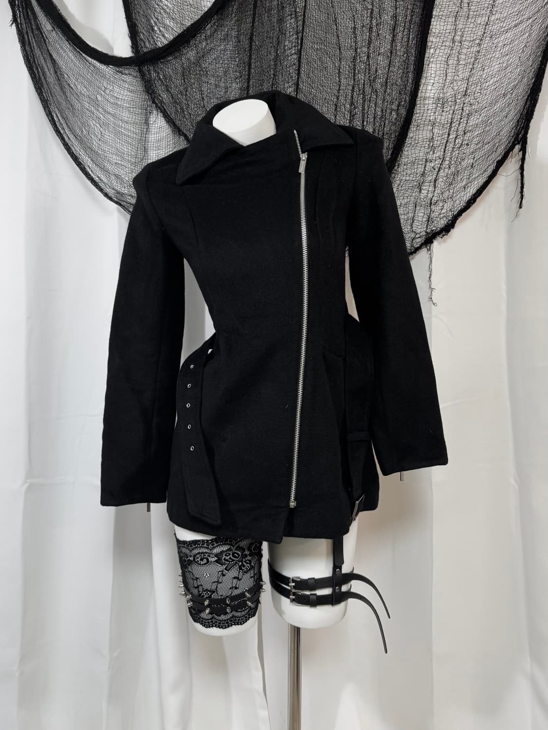 zipper belt jacket 상품이미지1