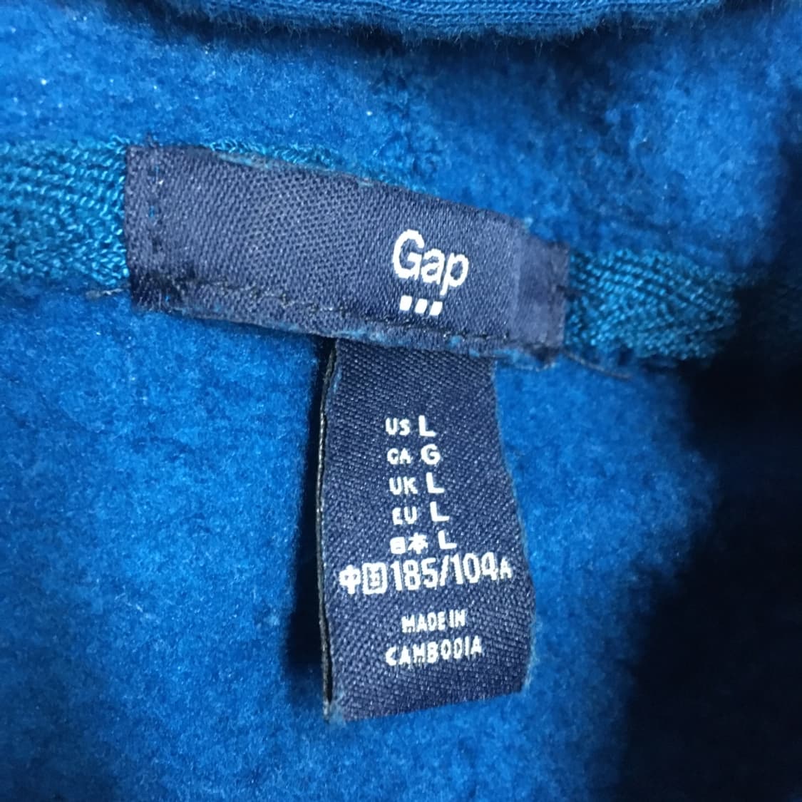 갭 기모 빅로고 후드티 CC27 상품이미지3