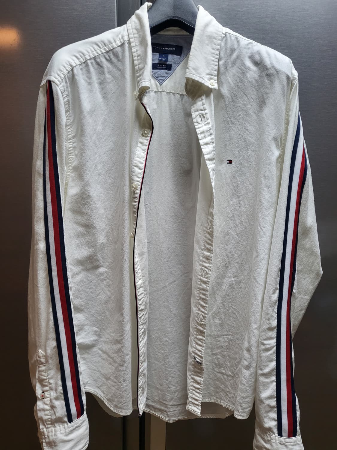 타미힐피거 흰색 셔츠 M 슬림핏 상품이미지2