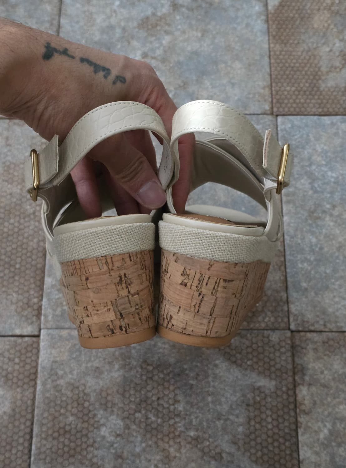 (230)베라왕 플랫폼 웨지 샌들 상품이미지7