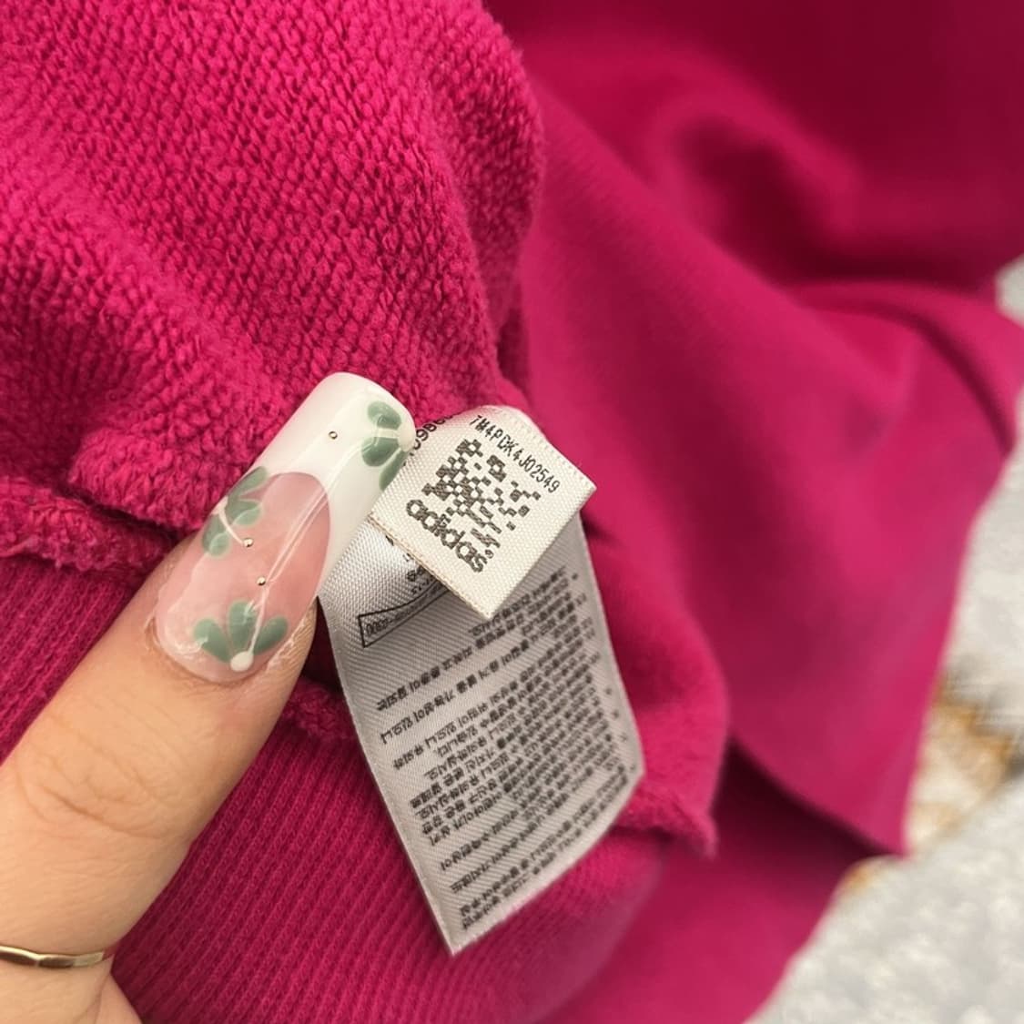 아디다스 Y2K 레트로 00's 대장급 핫핑크 후드티 95 C11255 상품이미지7