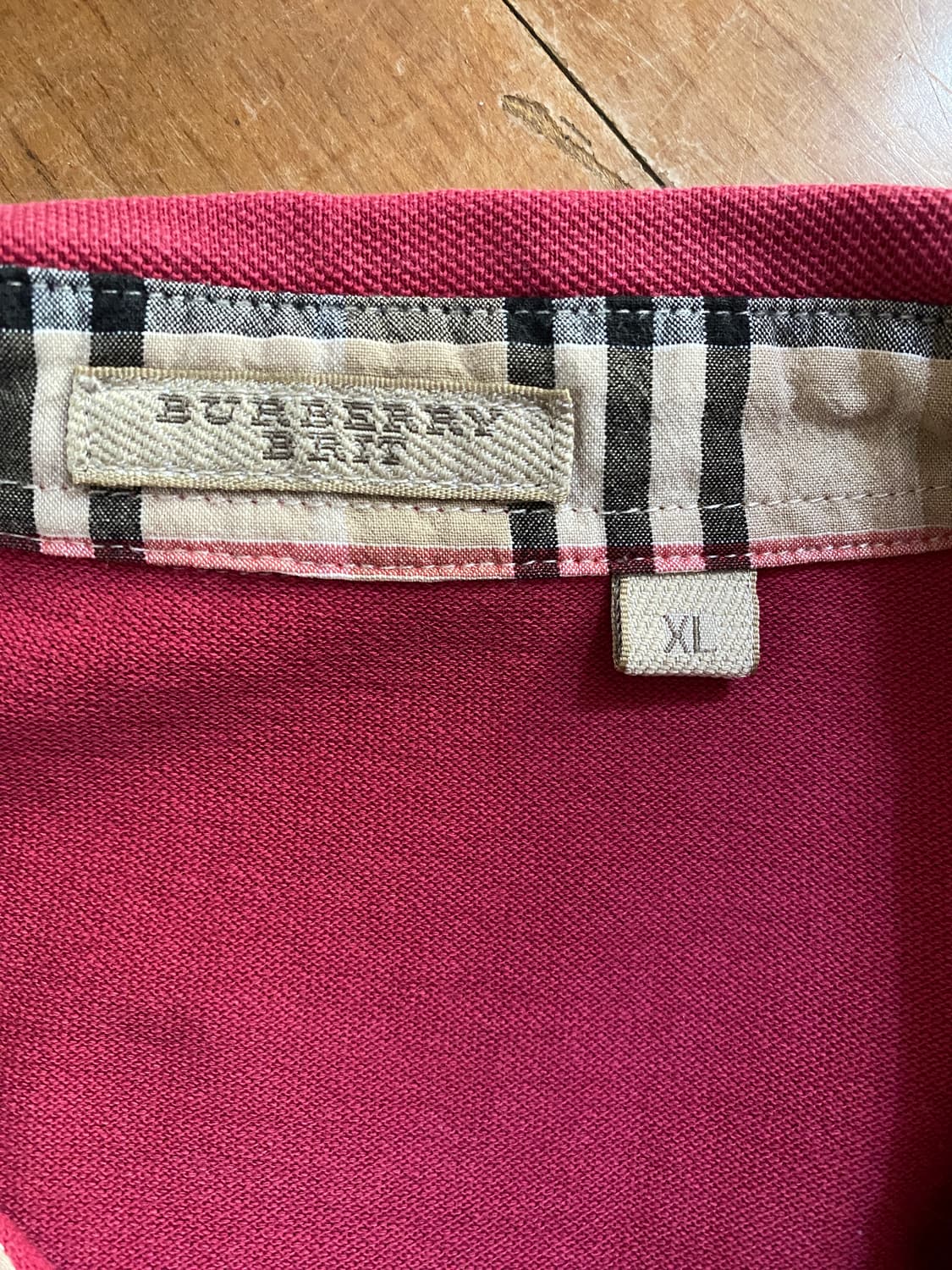 버버리 체크 카라티 XL (105) 상품이미지2