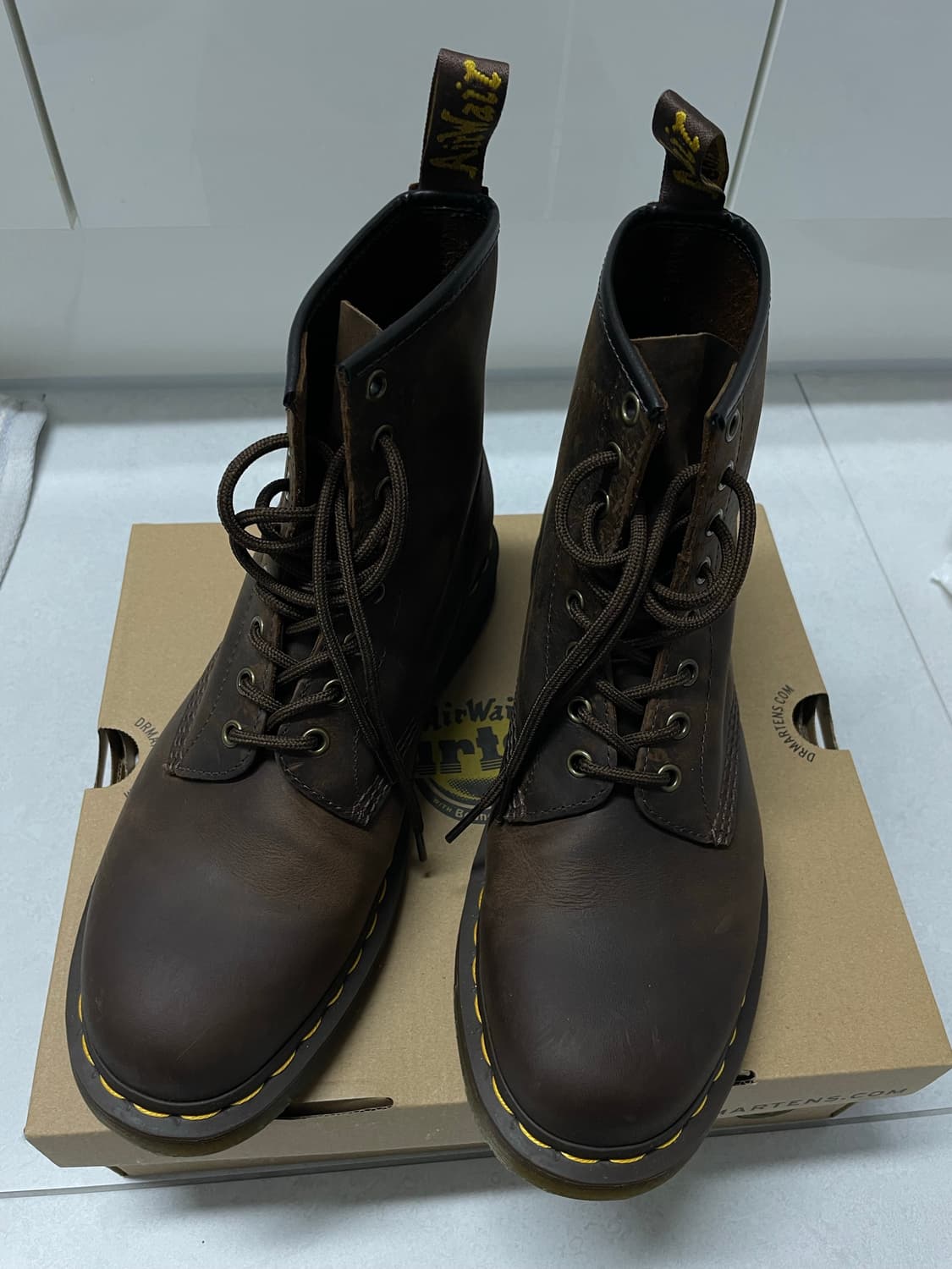 닥터마틴 1460 크레이지 호스 브라운 280 us10 상품이미지3