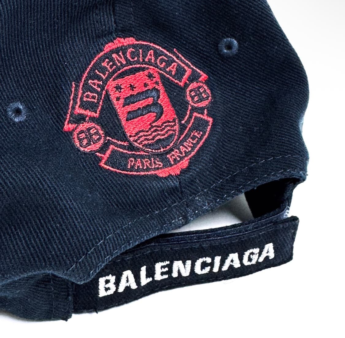 [S] 발렌시아가 유니티 스노우보드 볼캡 모자 네이비 블루 상품이미지6