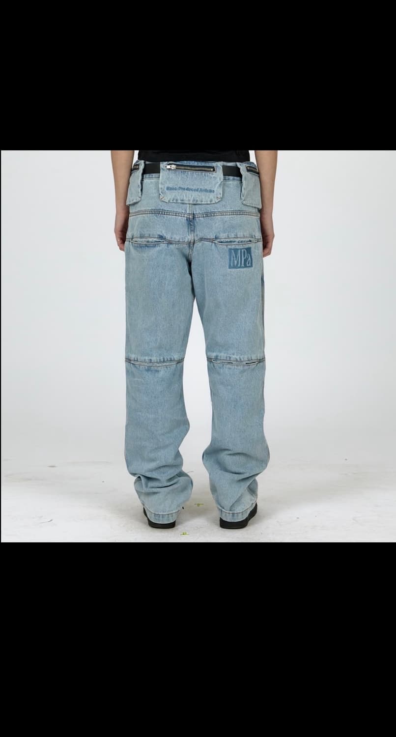 플라스틱 프로덕트 MPa BAG PANTS (STEEL BLUE) 상품이미지3