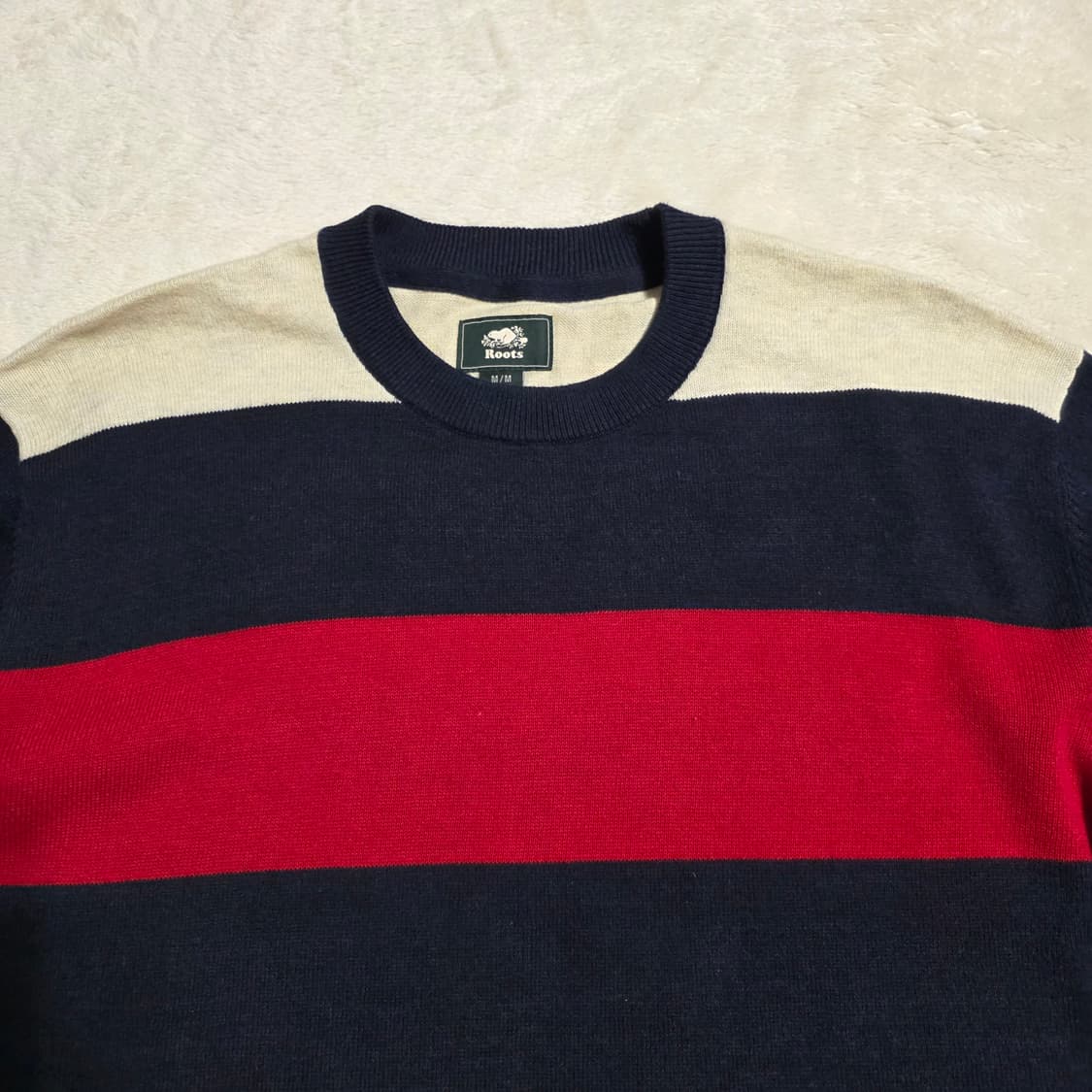(M)Roots 루츠 스트라이프 패턴 니트  상품이미지2