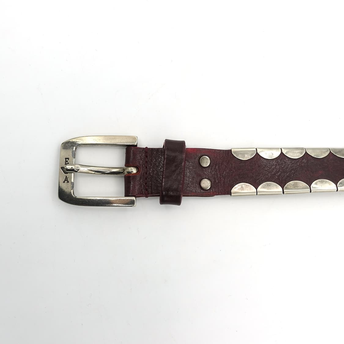EMPORIO ARMANI 엠포리오 아르마니 아티잔 스터드 벨트 와인 상품이미지4