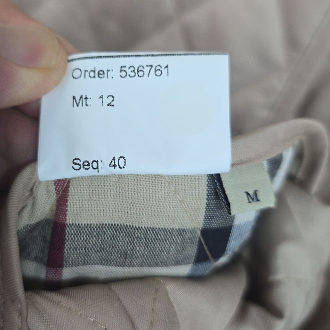 여성 버버리 Burberry London 퀼팅 자켓 M 상품이미지10