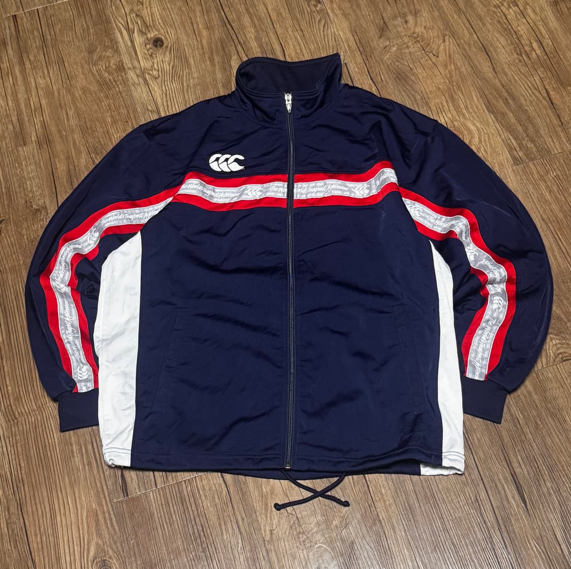 [M] 캔터베리 올드스쿨 네이비 트랙탑 져지 상품이미지2