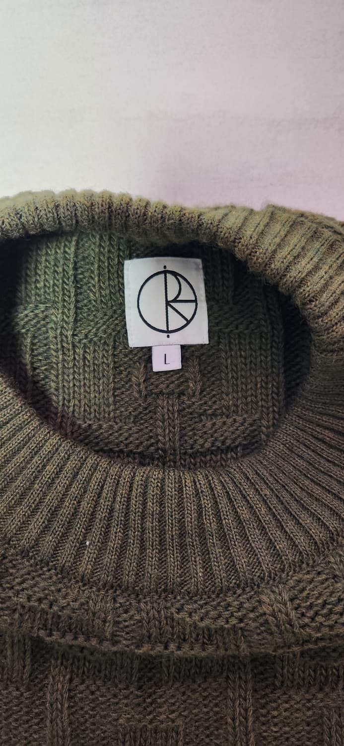 폴라스케이트 카키 니트 상품이미지2