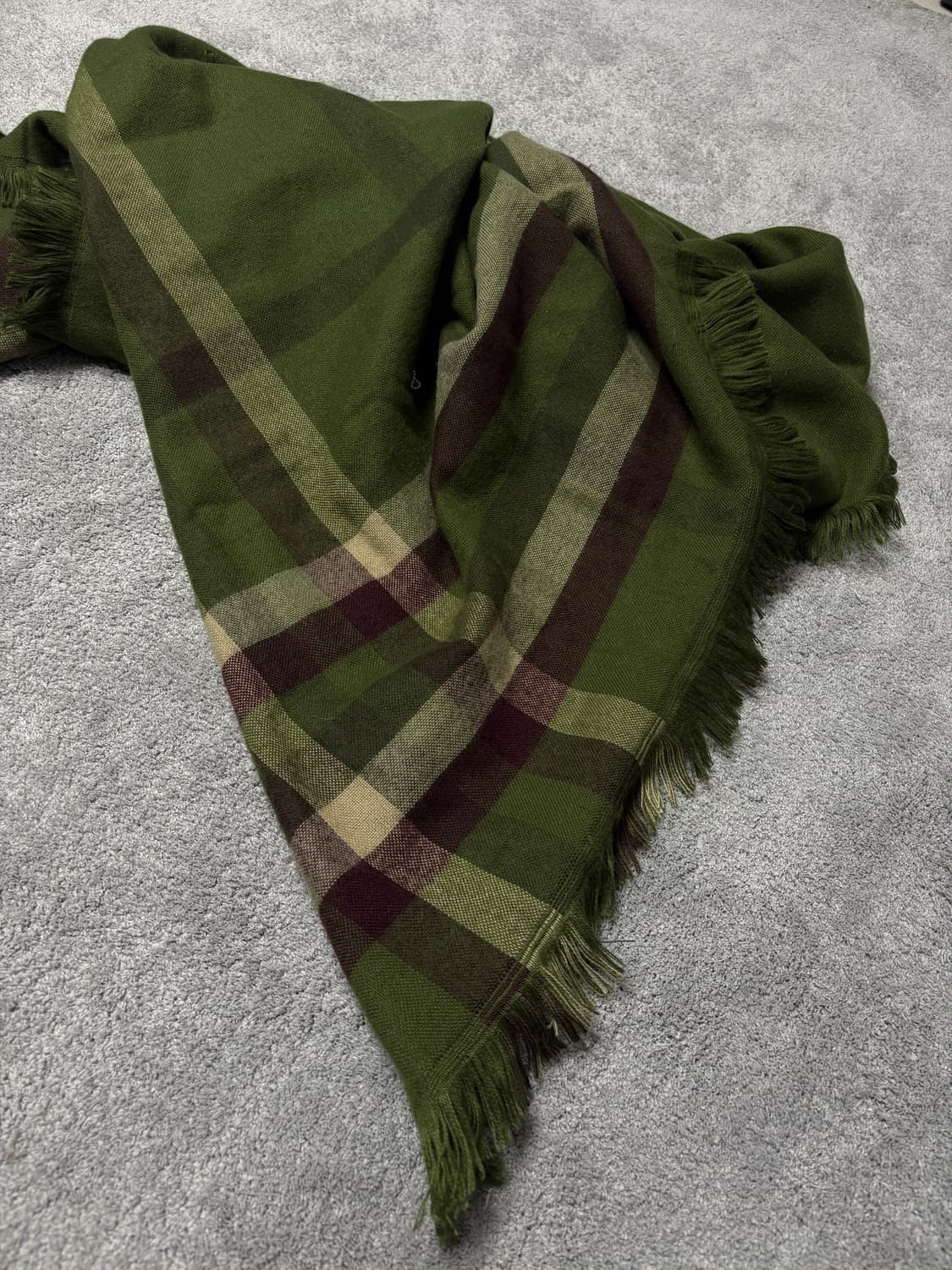 Vintage grunge military flannel muffler 상품이미지2