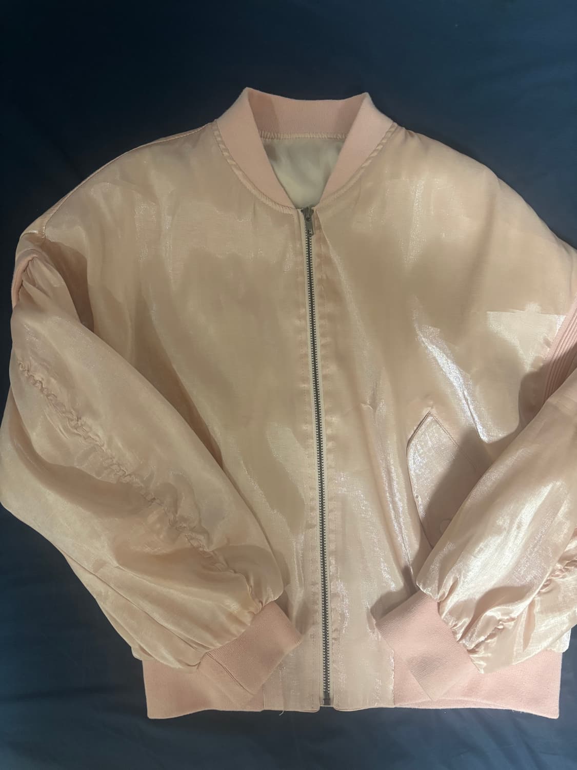 연핑크 스카잔 자켓 상품이미지2