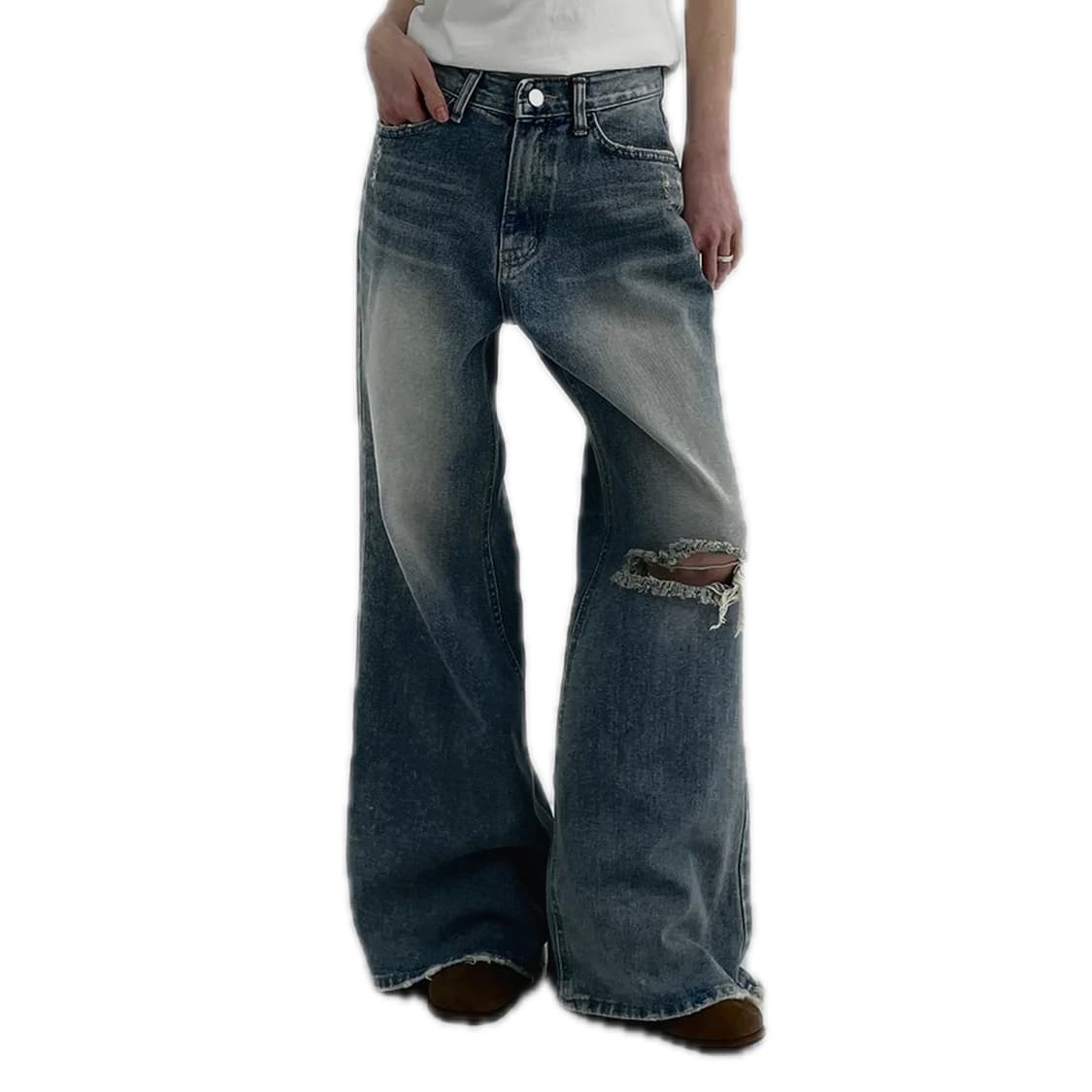 부츠컷 데님 팬츠 상품이미지3