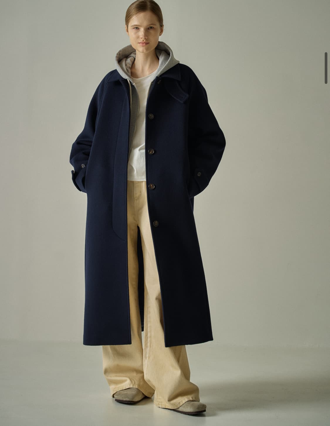 [새상품]파사드패턴 캐시미어 발마칸 코트 상품이미지4