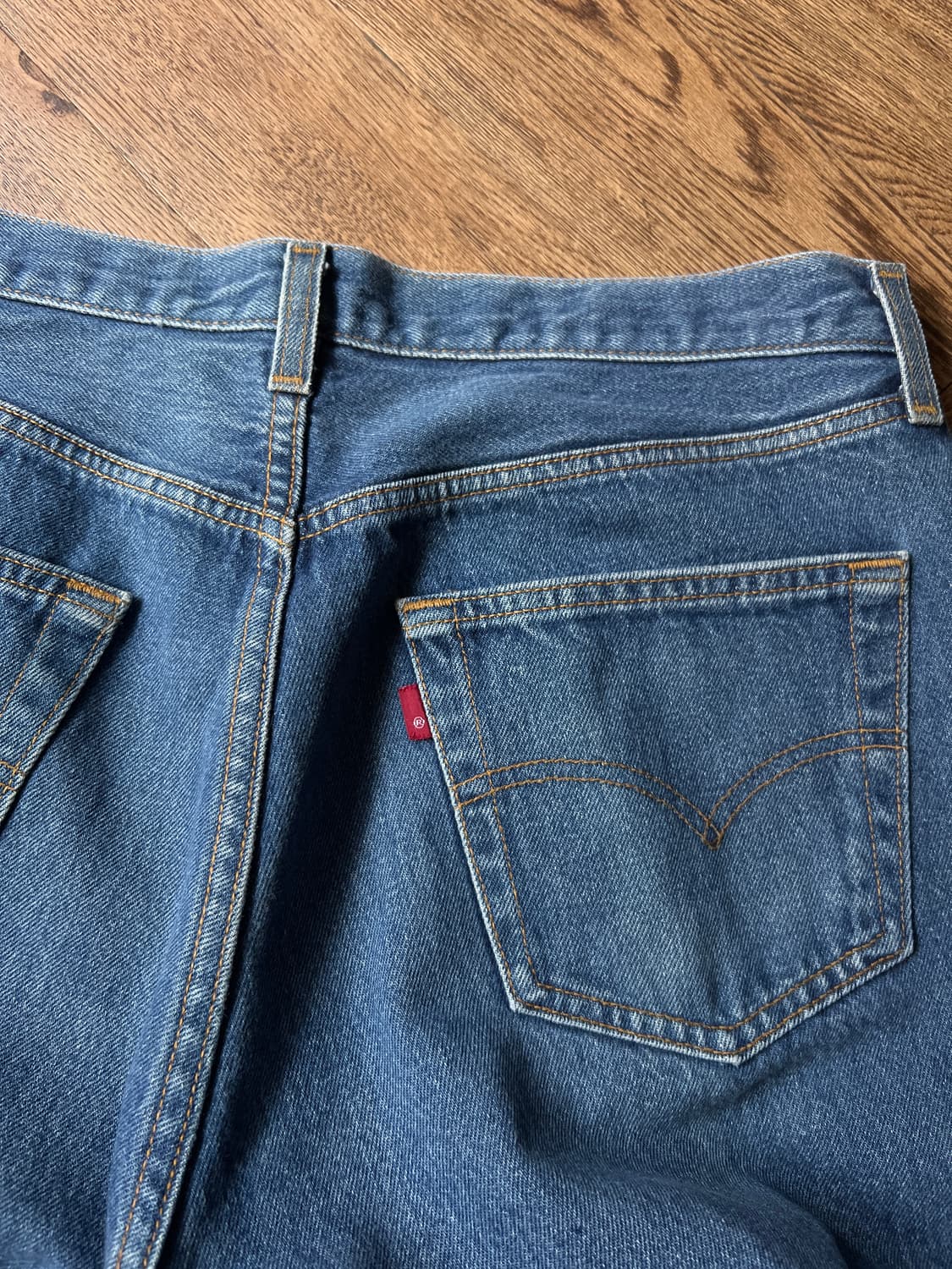 [34]90's 리바이스 501 Made in USA 데님 팬츠 S25 상품이미지8