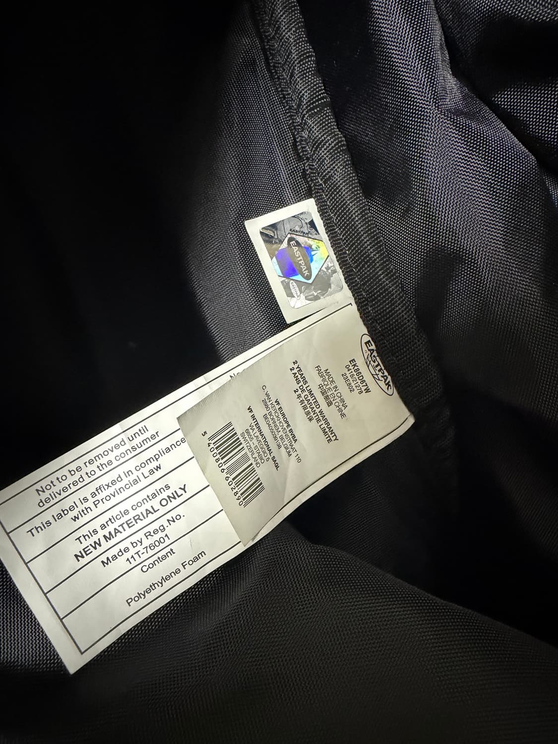 라프시몬스 이스트팩 슬링백 체크 상품이미지3