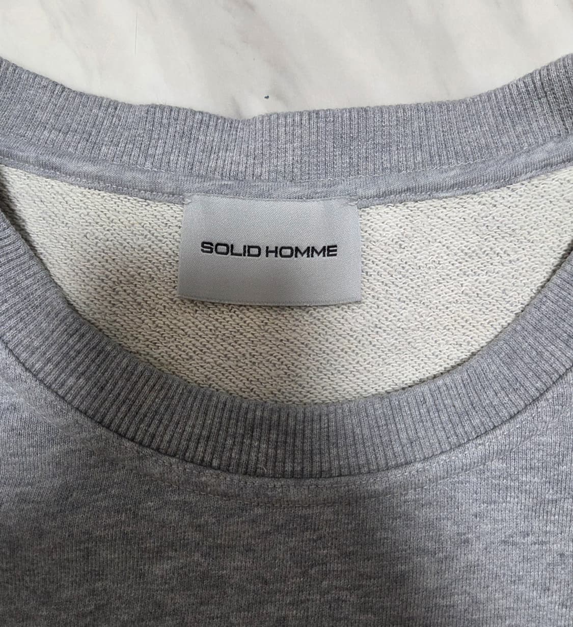 솔리드옴므 X 브라이스 와이머 맨투맨 상품이미지4