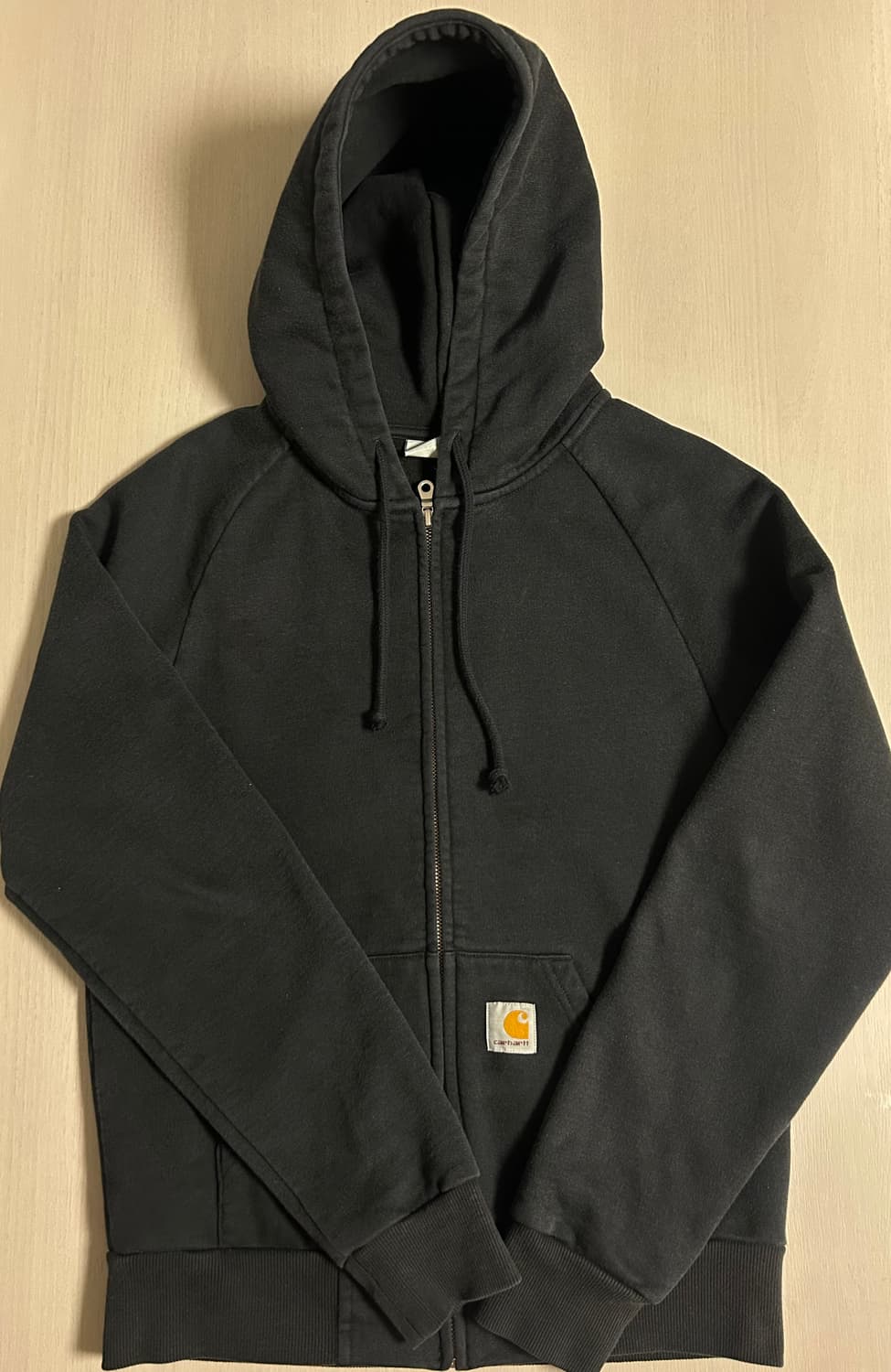 칼하트 블랙 후드집업 상품이미지1