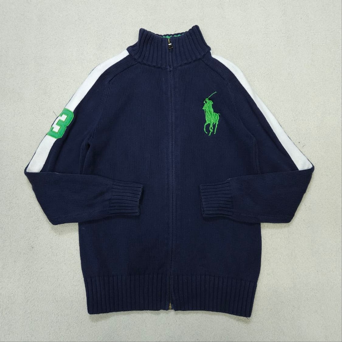 폴로 랄프 로렌 빅포니 니트 집업 L14-16 상품이미지1