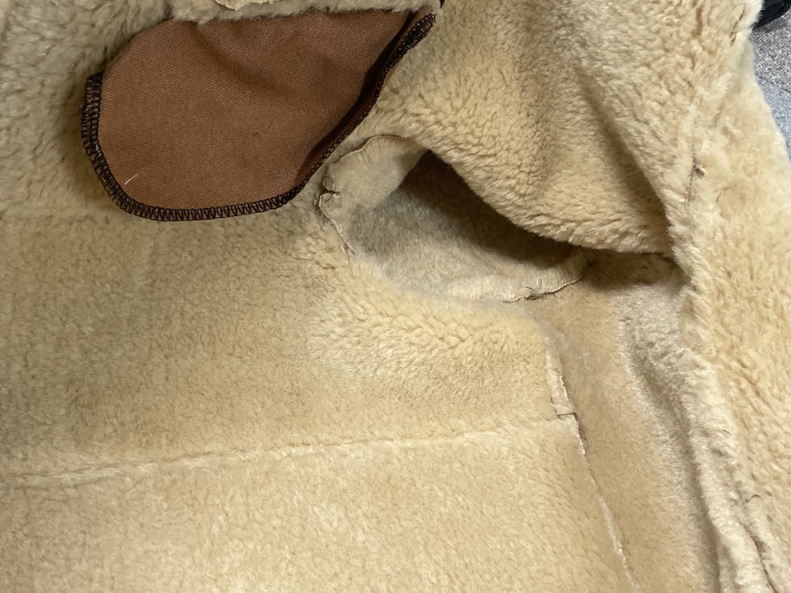양털 베이지 무스탕 자켓 퍼 빈티지 상품이미지3