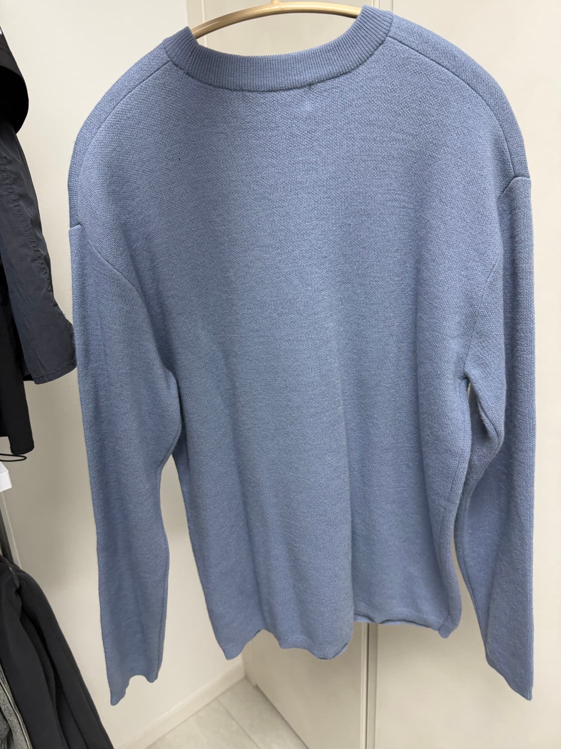 쿠어 탑필 울 라운드 니트 M 상품이미지2