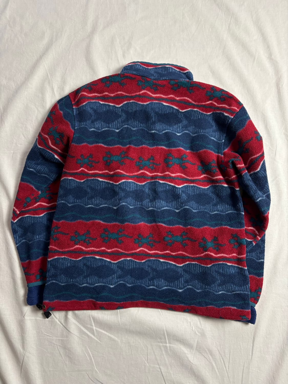 90s L.L Bean 엘엘빈 애니멀 패턴 플리스 S 상품이미지2