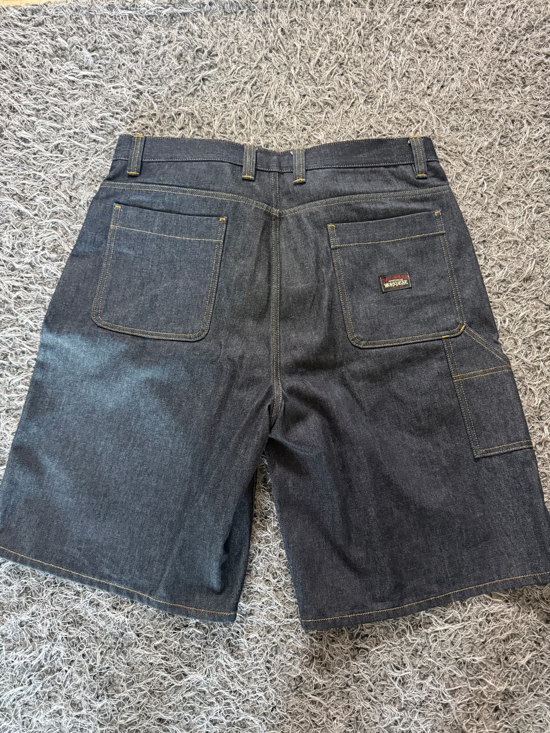 스투시 생 데님 워크 쇼츠 반바지 팔아요 36사이즈(린스드인디고) 상품이미지2