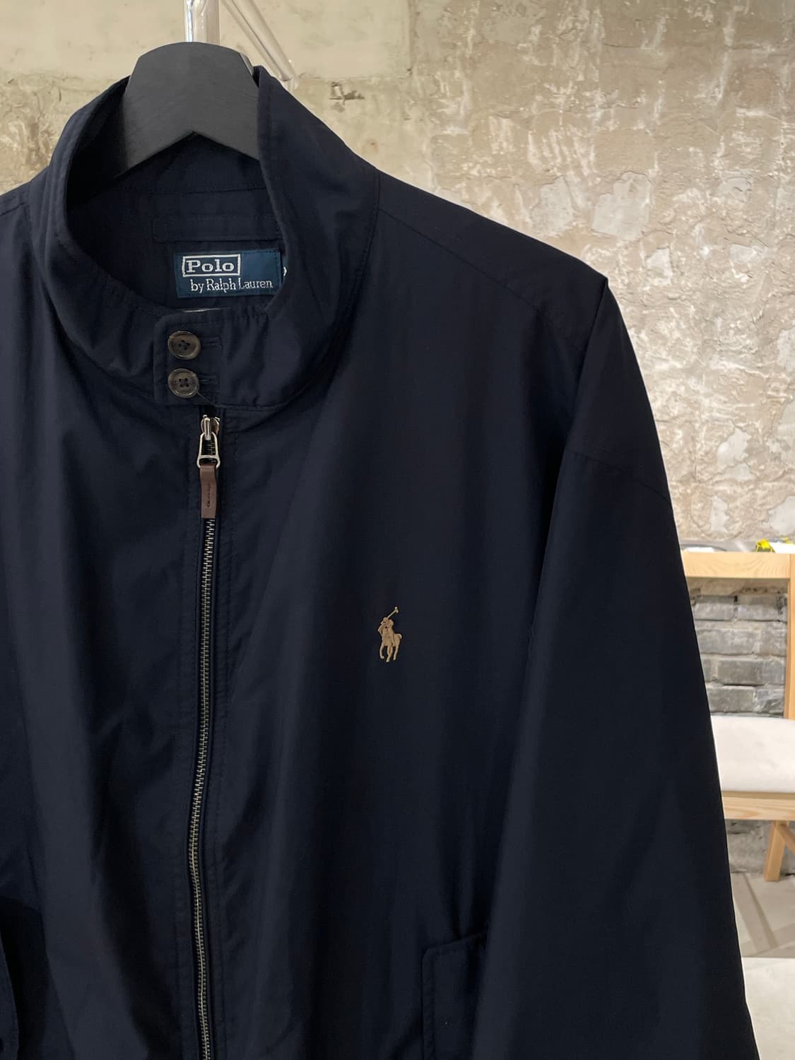 폴로 랄프로렌 다크 네이비 베이지포니 바라쿠타 자켓 상품이미지3