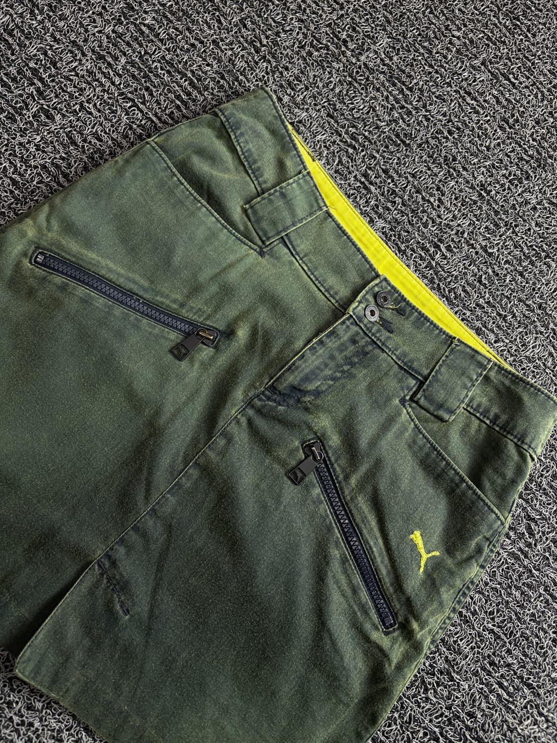 90s 푸마 Y2K 빈티지 워싱 데님 스커트 3927 상품이미지3