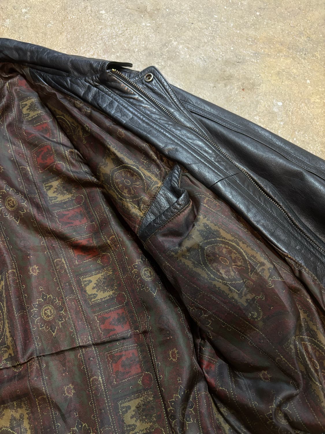 빈티지 가죽 자켓 상품이미지10