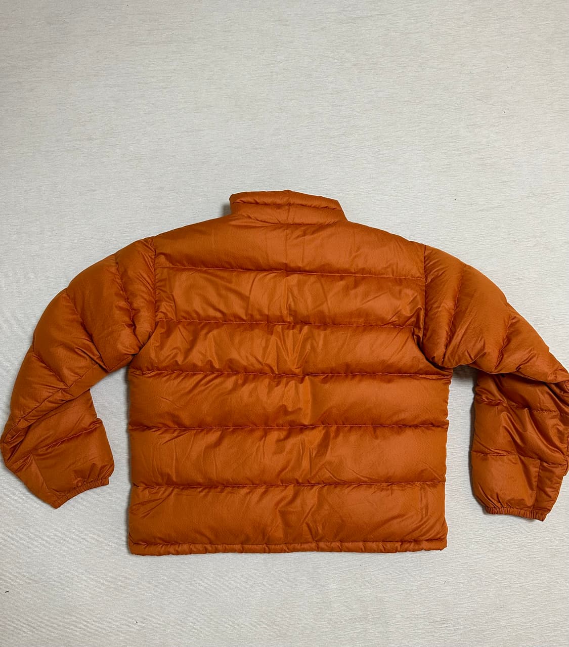 (L)00s 파타고니아 패딩 빈티지 패커블 다운 오렌지 상품이미지3