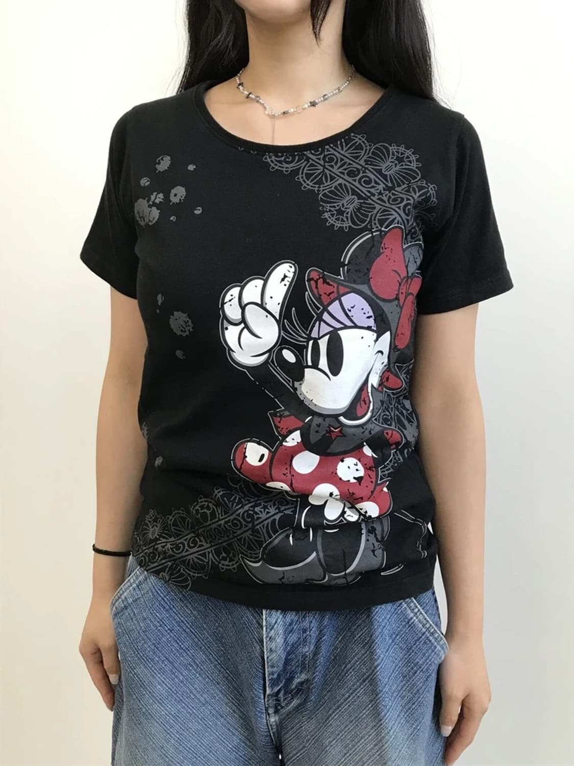 Tokyo Disney Minnie Print T-Shirt 상품이미지2